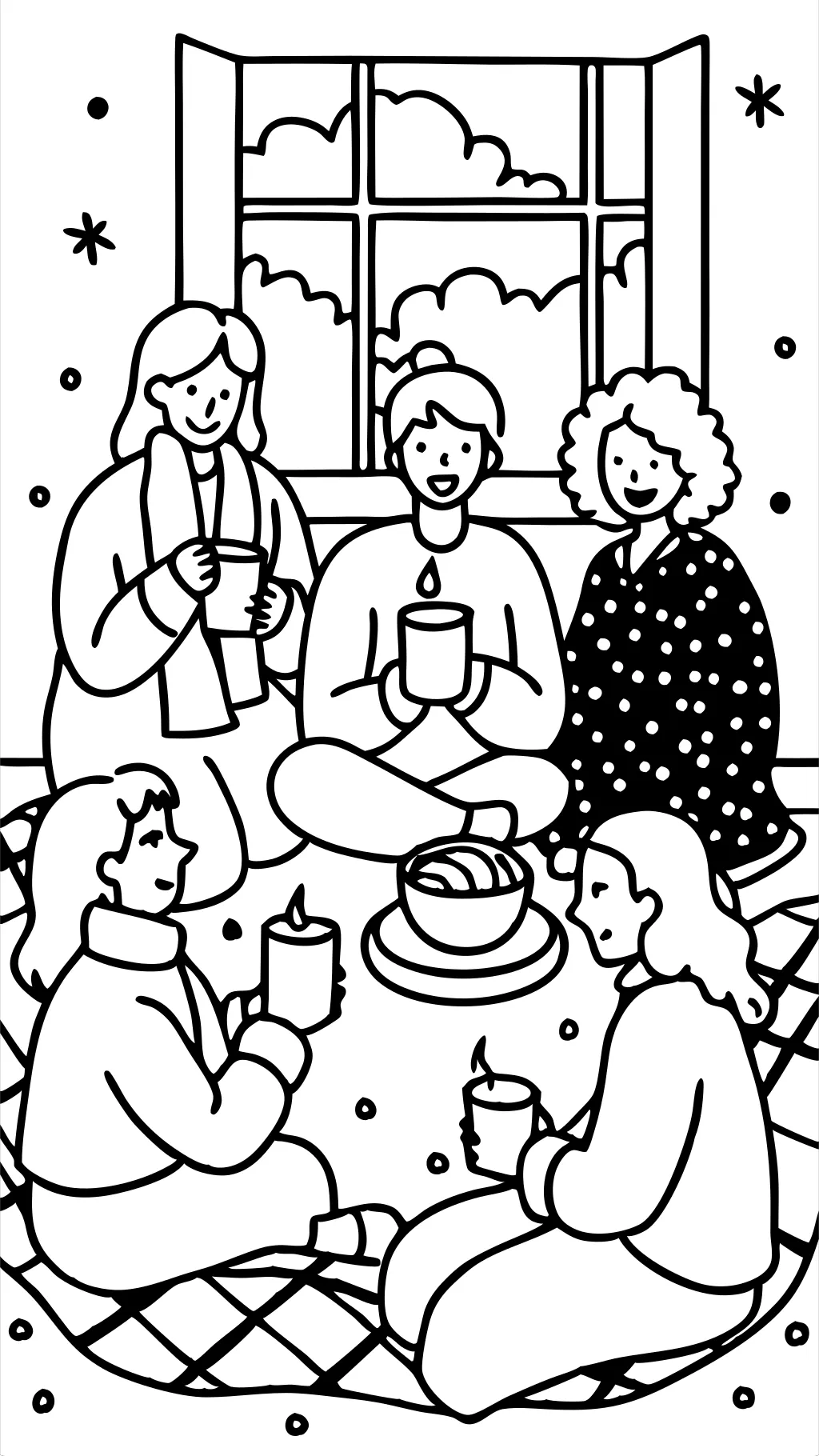 cozy friends coloring pages pdf